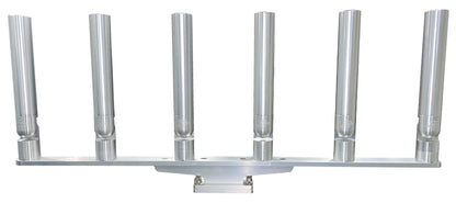 BIG SIX HORIZONTAL TREE ROD HOLDER WITH SKINNY GUNWALE MOUNT