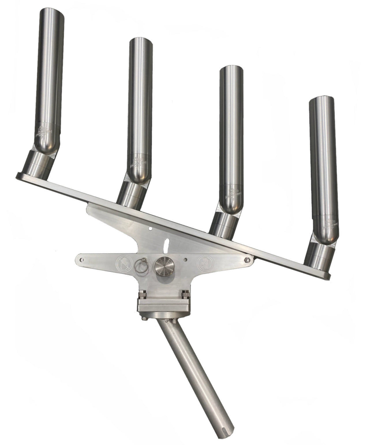 QUAD ARTICULATING TREE ROD HOLDER WITH GIMBAL